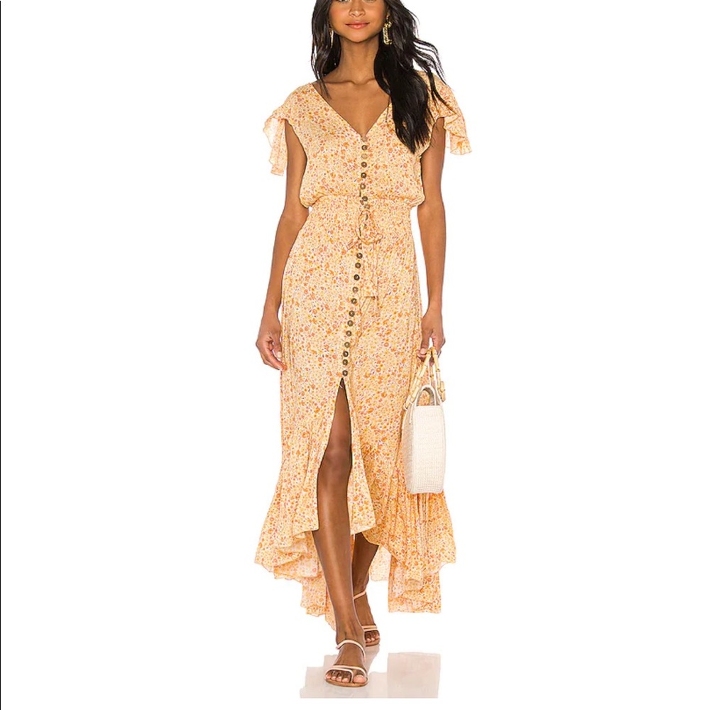 New Moon Maxi Dress in Love Spell Creme